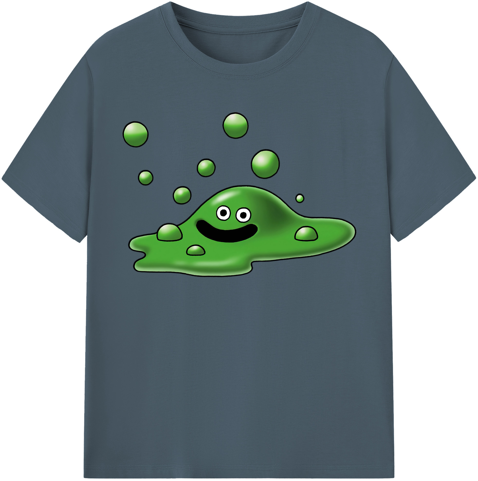 （画像用） ドラゴンクエスト Doragon Kuesuto Dragon Quest 綿100％半袖Tシャツ（フロントプリント）